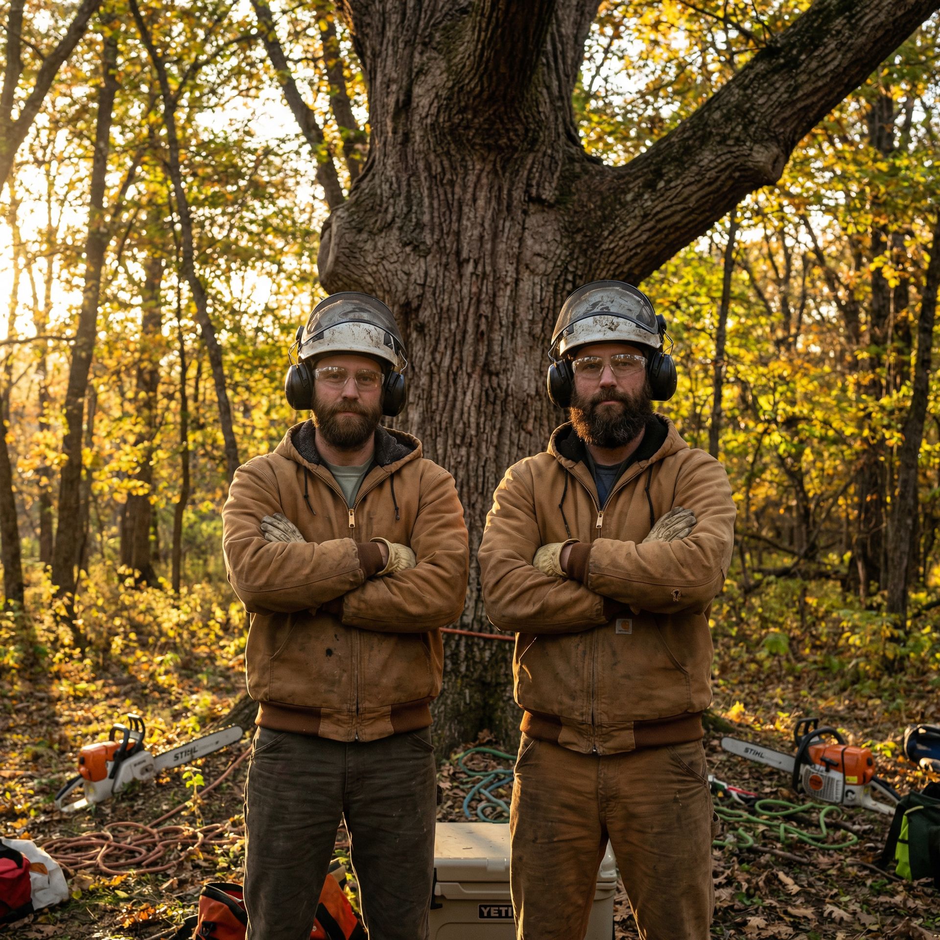 Waylon Lohne and Justin Anderson, founders of Timber & Native